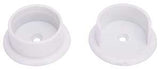 ProSource 23701PHX-PS Closet Pole Socket, Plastic, White