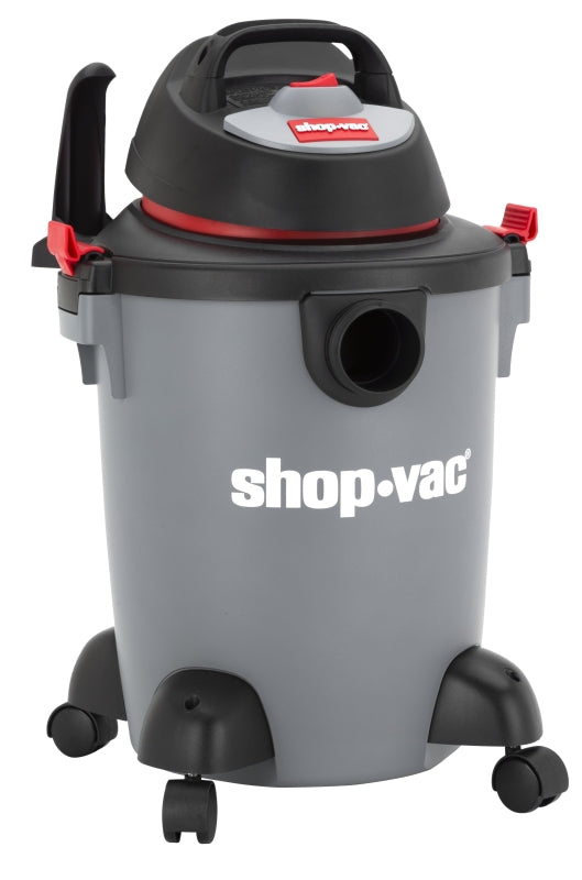 Shop-Vac 5982600 Wet and Dry Vacuum, 6 gal Vacuum, Cartridge Filter, 3 hp, 120 V