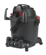 Shop-Vac 8251205 Wet/Dry Vacuum, 12 gal Vacuum, 140 cfm Air, Cartridge, Disposable Filter, 5.5 hp, 120 VAC