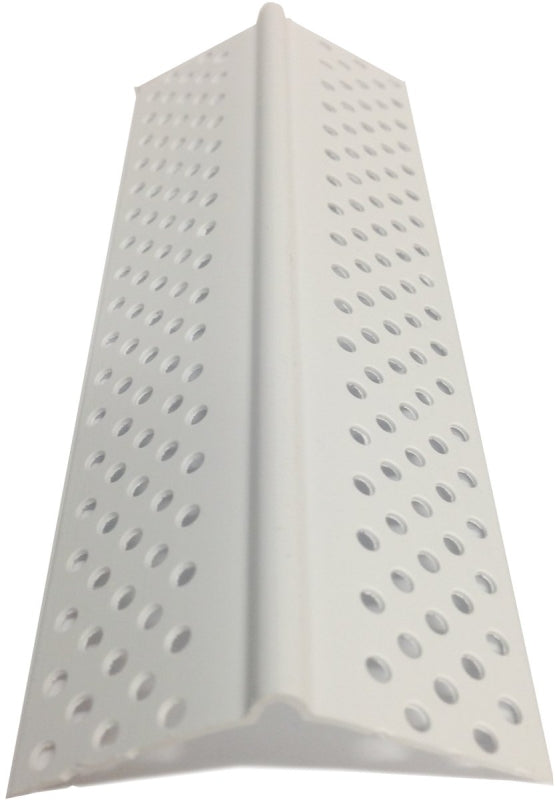 ClarkDietrich VLSB-10 Splayed Corner Bead, 10 ft L, 1-1/4 in W, PVC, Pack of 50