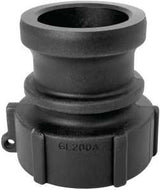 Green Leaf GLP150A Cam Lever Coupling, 1-1/2 in, Male x FNPT, Polypropylene