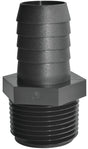 Green Leaf A1414P Pipe to Hose Adapter, Straight, Polypropylene, Black, Pack of 5