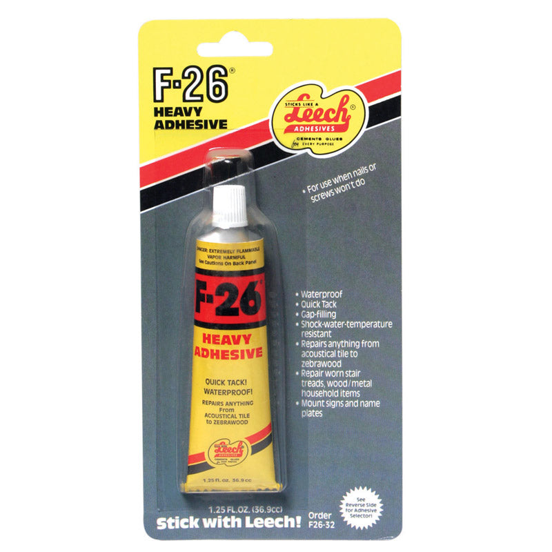 F-26 High Strength Heavy-Duty Adhesive 1.25 oz, Pack of 12