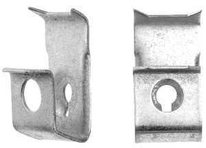 Danco 52512B Sink Clip, #1, Metal, Chrome, Pack of 5