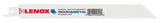 Lenox 22753OSB810R Reciprocating Saw Blade, Applicable Materials: Wood, 3/4 in W, 8 in L, 10 TPI, Pack of 50