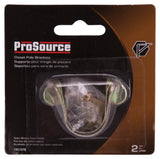 ProSource 33059CZB-PS Closet Pole Bracket, Steel, Satin Brass Tone