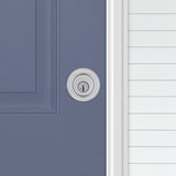 Kwikset 660 Series 660M 26D SMT C Deadbolt, 3 Grade, Keyed Key, Zinc, Satin Chrome, 2-3/8 to 2-3/4 in Backset