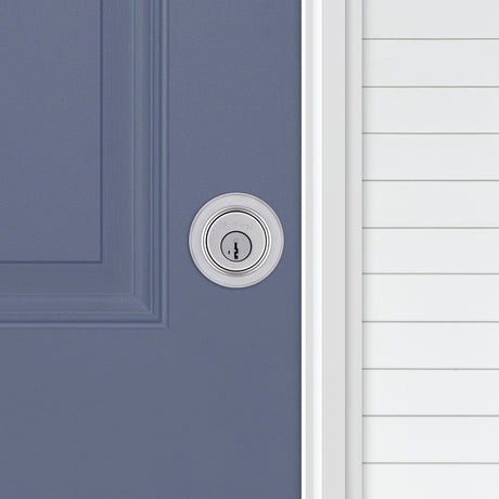 Kwikset 660 Series 660M 26D SMT C Deadbolt, 3 Grade, Keyed Key, Zinc, Satin Chrome, 2-3/8 to 2-3/4 in Backset