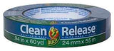 Duck Clean Release 240193 Painter's Tape, 60 yd L, 0.94 in W, Blue