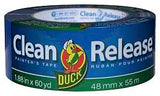 Duck Clean Release 240195 Painter's Tape, 60 yd L, 1.88 in W, Blue