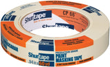 Shurtape CP 66 199898 Masking Tape, 55 m L, 24 mm W, 5.2 mil Thick, Crepe Paper Backing, Natural