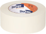 Shurtape CP 66 212293 Masking Tape, 60 yd L, 1.88 in W, 5.2 mil Thick, Crepe Paper Backing, Natural