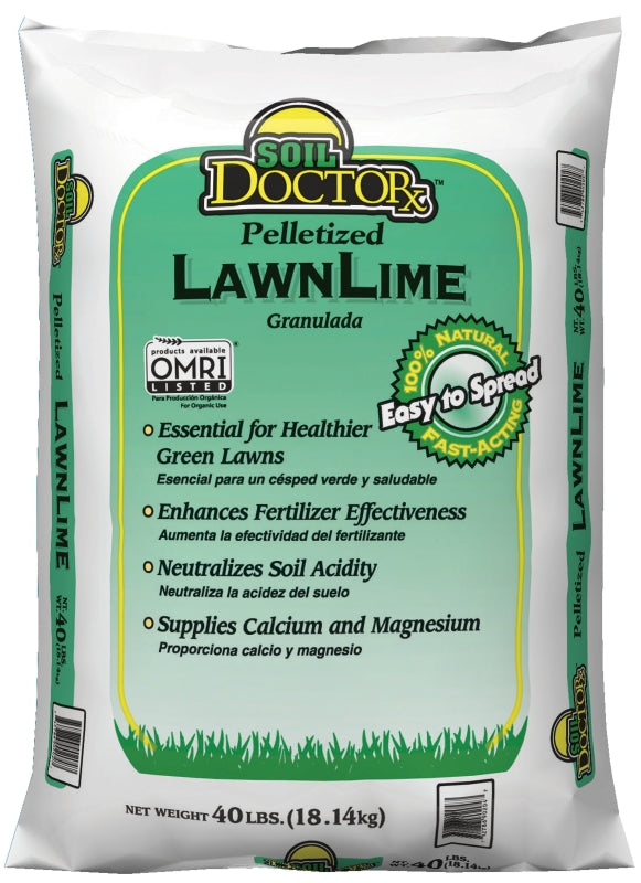 Oldcastle 54050860 Pelletized Lawn Lime, 40 lb Bag
