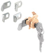 Defender Security U 9940 Mailbox Lock, Keyed Lock, Steel, Brass