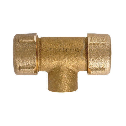 B&K Southland 1/2 in. FPT X 3/4 in. D Sweat 3/4 in. D Sweat Galvanized Brass Tee
