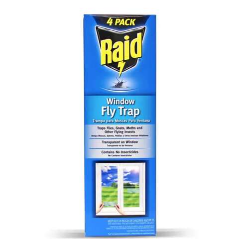 Raid PIC Fly Trap 4 pk, Pack of 12