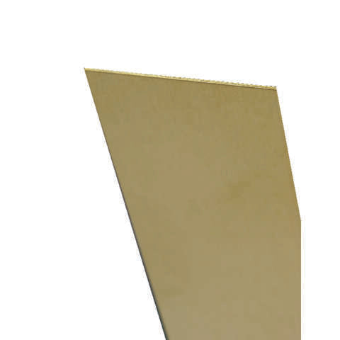 K&S 0.016 in. X 6 in. W X 12 in. L Mill Brass Plain Sheet Metal