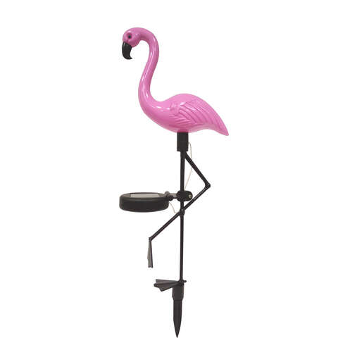 Luminous Garden Pink Plastic 20.67 in. H Flamingo Solar Garden Stake, Pack of 12