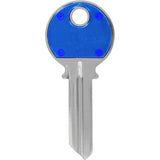 Hillman ColorPlus Traditional Key House/Office Key Blank Single, Pack of 5