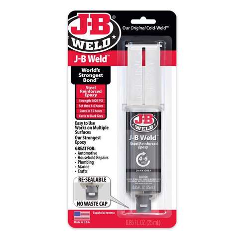 J-B Weld Extra Strength Epoxy Syringes 0.85 oz