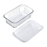Lifetime Clear Glass Multi Function Butter Dish 1 pk, Pack of 4