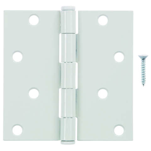 Ace 4 in. L White Residential Door Hinge 1 pk