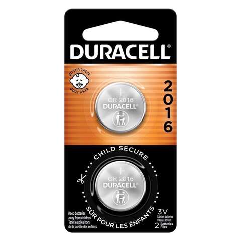 Duracell Lithium Coin 2016 3 V 0.09 mAh Medical Battery 2 pk, Pack of 6