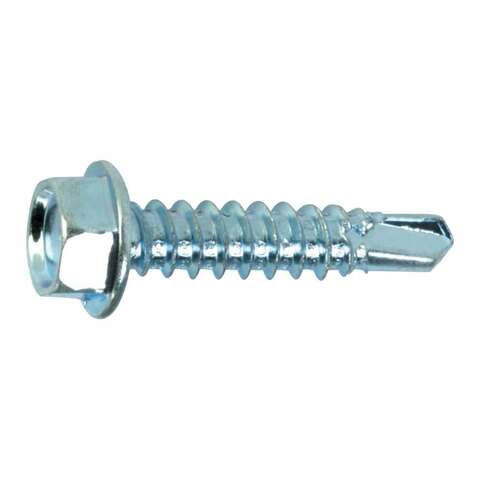 Grip-Rite Pro-Twist No. 12 Sizes X 1 in. L Hex Hex Washer Head Sheet Metal Screws