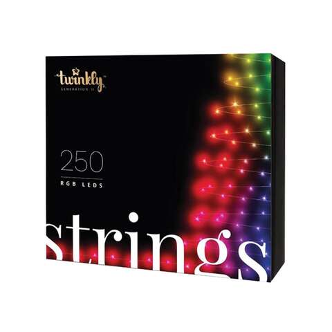 Twinkly LED Micro/5mm Multicolored 250 ct String Christmas Lights 65.5 ft.