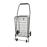 Apex 37.6 in. H X 14.8 in. W X 18.5 in. L Gray Collapsible Shopping Cart