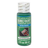 Homefront Satin Christmas Green Hobby Paint 2 oz, Pack of 3