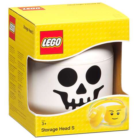 LEGO Skeleton Storage Head ABS/Polypropylene White 1 pc