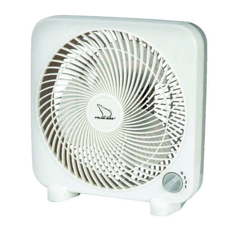 Polar Aire High Velocity 11.18 in. H X 9 in. D 3 speed Box Fan