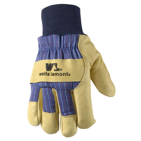 Wells Lamont Men's Outdoor Cold Weather Work Gloves Blue/Tan XXL 1 pk