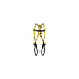 Safety Works Unisex Polyester Adjustable Safety Harness 400 lb. cap. Yellow 1 pc