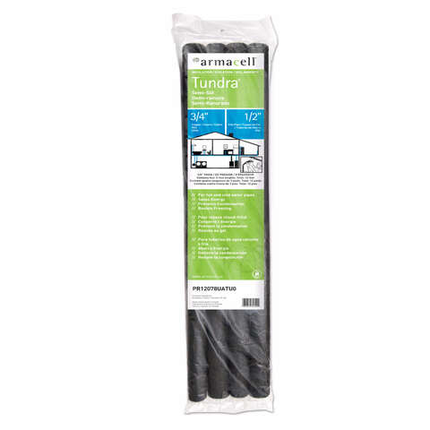 Armacell Tundra 3/4 in. X 3 ft. L Polyethylene Foam Pipe Insulation, Pack of 14