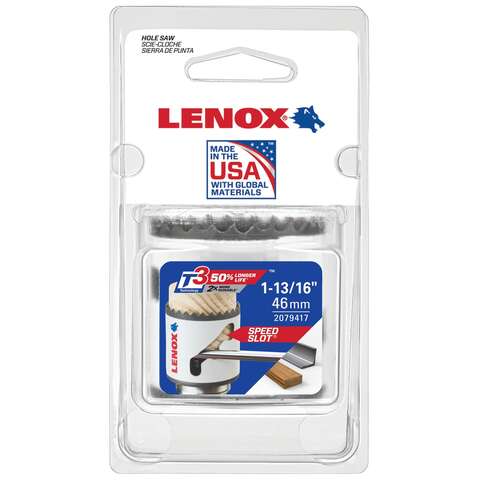 Lenox Speed Slot 1-13/16 in. Bi-Metal Hole Saw 1 pc