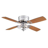 Westinghouse Hadley 42 in. Brushed Nickel Brown LED Indoor Ceiling Fan