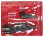 Eklind Assorted SAE Long and Short Arm Hex Key Set 18 pc