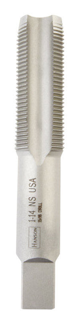 Irwin Hanson High Carbon Steel SAE Fraction Tap 1 in. 1 pc