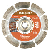 Husqvarna Tacti-Cut Dri Disc 4 in. D X 7/8 in. Steel Segmented Rim Diamond Saw Blade 1 pk