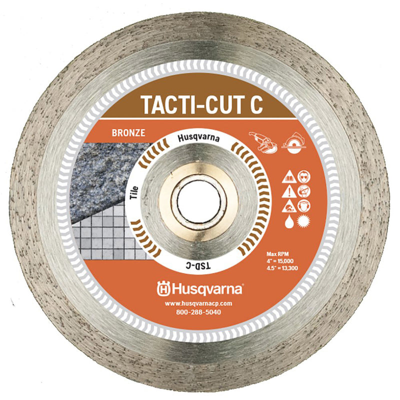 Husqvarna Tacti-Cut C 4 in. D X 7/8 in. Steel Continuous Rim Circular Saw Blade 1 pk
