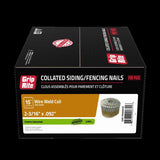 Grip-Rite 2-3/16 in. L Wire Coil Hot-Dip Galvanized Siding Nails 15 deg 3000 pk