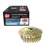 Grip-Rite 1-1/4 in. L X 11 Ga. Angled Strip Electro Galvanized Roofing Nails 15 deg 7200 pk
