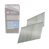 Grip-Rite 2-1/2 in. L X 15 Ga. Angled Strip Electro Galvanized Finish Nails 1000 pk