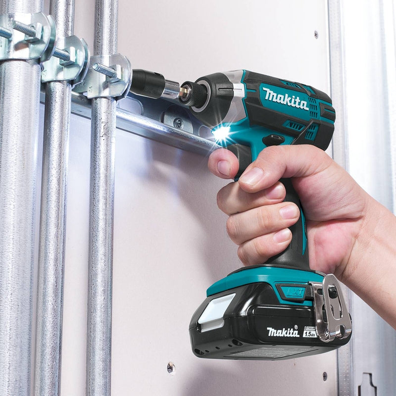 Makita 18V LXT 1/4 in. Cordless Brushed Impact Driver Kit (Battery & Charger)