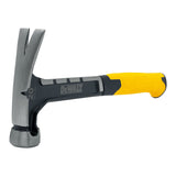 DeWalt 20 oz Smooth Face Rip Claw Hammer 7.50 in. Steel Handle, Pack of 2