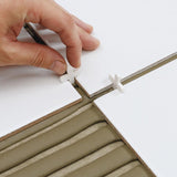 QEP .9 in. H X 0.9 in. W X .12 in. L Plastic Tile Spacer 200 pc