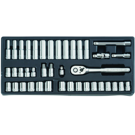 Craftsman 1/4, 3/8 and 1/2 in. drive Metric and SAE 6 and 12 Point Mechanic's Tool Set 308 pc