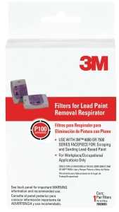 3M P100 Series 7093H1-DC Respirator Cartridge, Bayonet, Plastic Frame